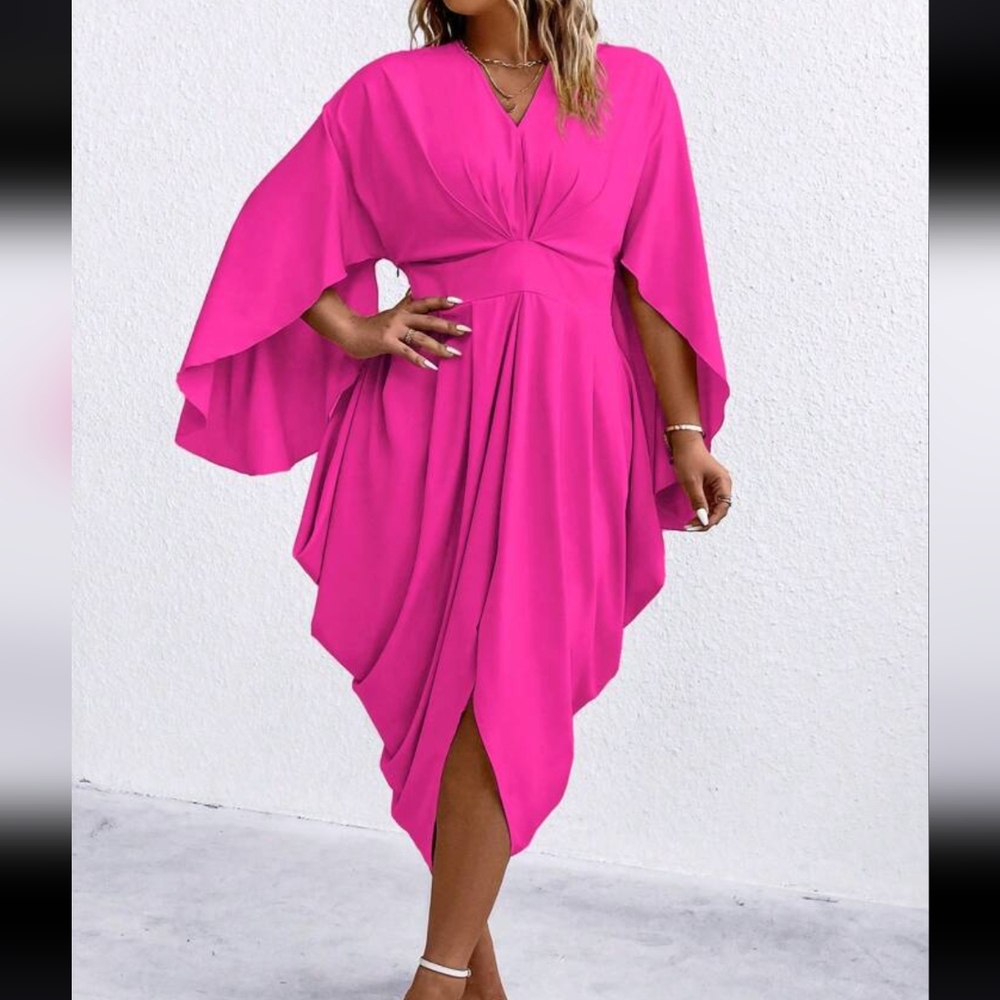 Pink Sleeve Dress